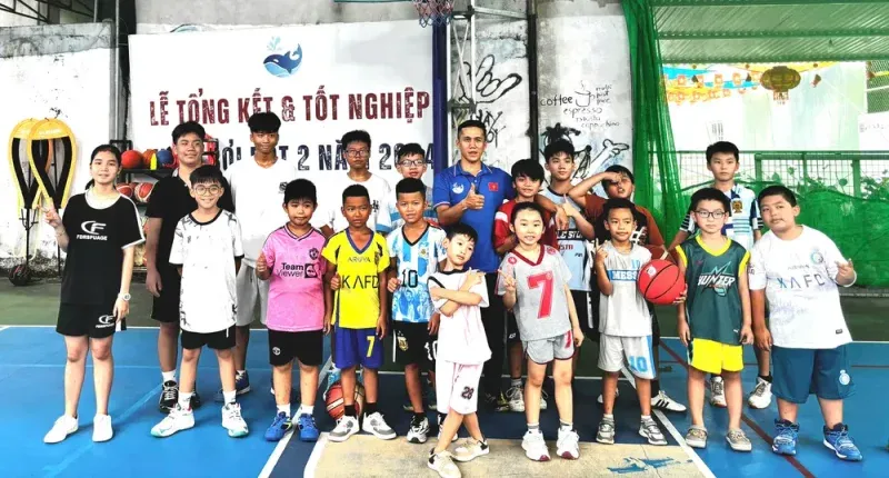Lễ tổng kết lớp bóng rổ Đợt 2 Năm 2024