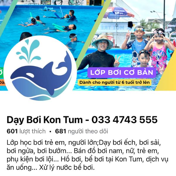 Cá Voi Xanh - Trung Tâm Dạy Bơi Hàng Đầu Tại Kon Tum Fanpage Dạy Bơi Kon Tum