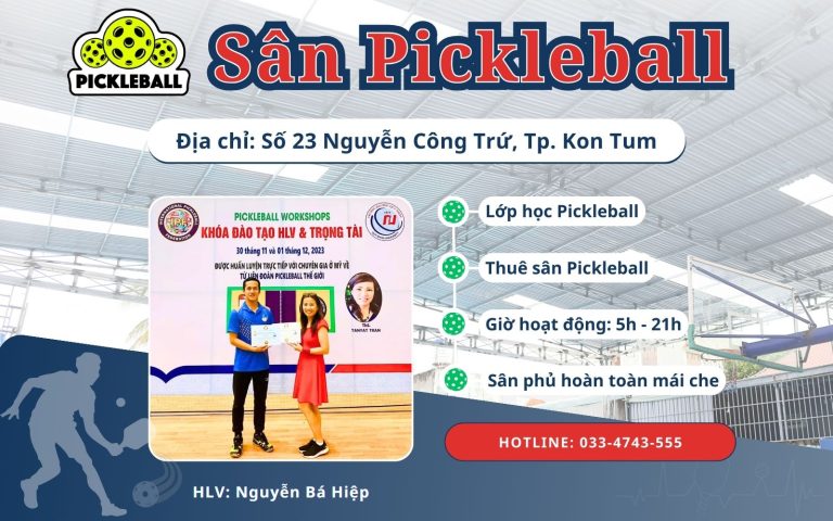 Sân Pickleball Mới Tại Kon Tum San Pickleball Kon Tum1600 x 1000 px